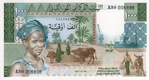 Gallery image for Mauritania p3Ca: 1000 Ouguiya