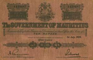 Gallery image for Mauritius p17: 10 Rupees
