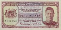 Gallery image for Mauritius p25b: 50 Cents