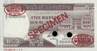 Gallery image for Mauritius p34s: 5 Rupees