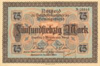 p8 from Memel: 75 Mark from 1922