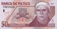 Gallery image for Mexico p117a: 50 Pesos from 2000