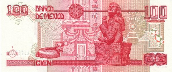 Back of Mexico p118c: 100 Pesos from 2003