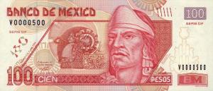 Gallery image for Mexico p118e: 100 Pesos