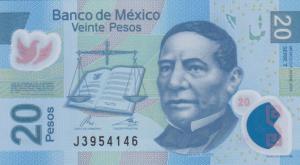 Gallery image for Mexico p122t: 20 Pesos