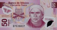 Gallery image for Mexico p123a: 50 Pesos