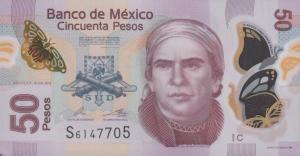 Gallery image for Mexico p123c: 50 Pesos