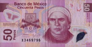 Gallery image for Mexico p123d: 50 Pesos