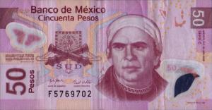 Gallery image for Mexico p123e: 50 Pesos