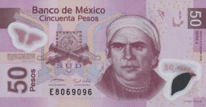 Gallery image for Mexico p123j: 50 Pesos