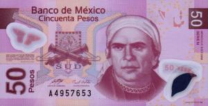 Gallery image for Mexico p123n: 50 Pesos
