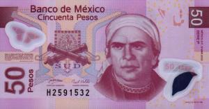 Gallery image for Mexico p123p: 50 Pesos