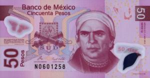 Gallery image for Mexico p123q: 50 Pesos