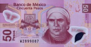Gallery image for Mexico p123v: 50 Pesos