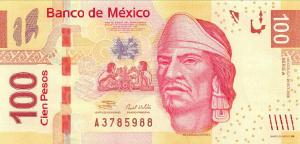 Gallery image for Mexico p124a: 100 Pesos