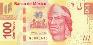 Gallery image for Mexico p124aj: 100 Pesos