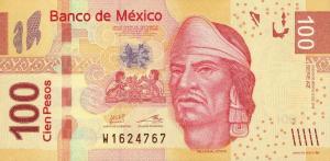 Gallery image for Mexico p124az: 100 Pesos