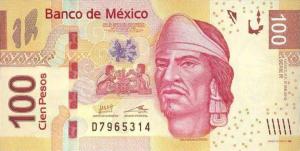 Gallery image for Mexico p124r: 100 Pesos