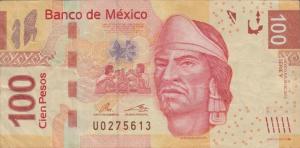 Gallery image for Mexico p124y: 100 Pesos from 2012
