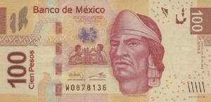 Gallery image for Mexico p124z: 100 Pesos