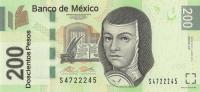 Gallery image for Mexico p125at: 200 Pesos