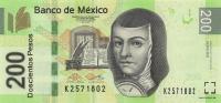 Gallery image for Mexico p125ax: 200 Pesos