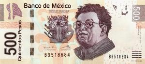 Gallery image for Mexico p126aa: 500 Pesos
