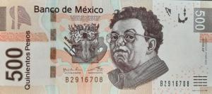 Gallery image for Mexico p126af: 500 Pesos