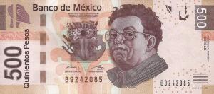 Gallery image for Mexico p126ak: 500 Pesos