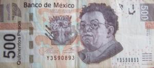 Gallery image for Mexico p126au: 500 Pesos
