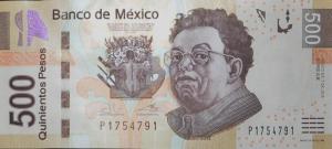 Gallery image for Mexico p126ax: 500 Pesos