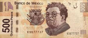Gallery image for Mexico p126bb: 500 Pesos