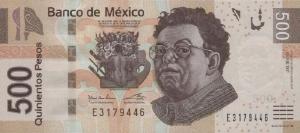 Gallery image for Mexico p126bf: 500 Pesos