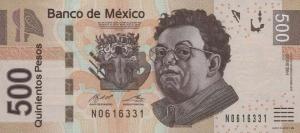 Gallery image for Mexico p126bh: 500 Pesos