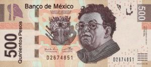 Gallery image for Mexico p126bl: 500 Pesos