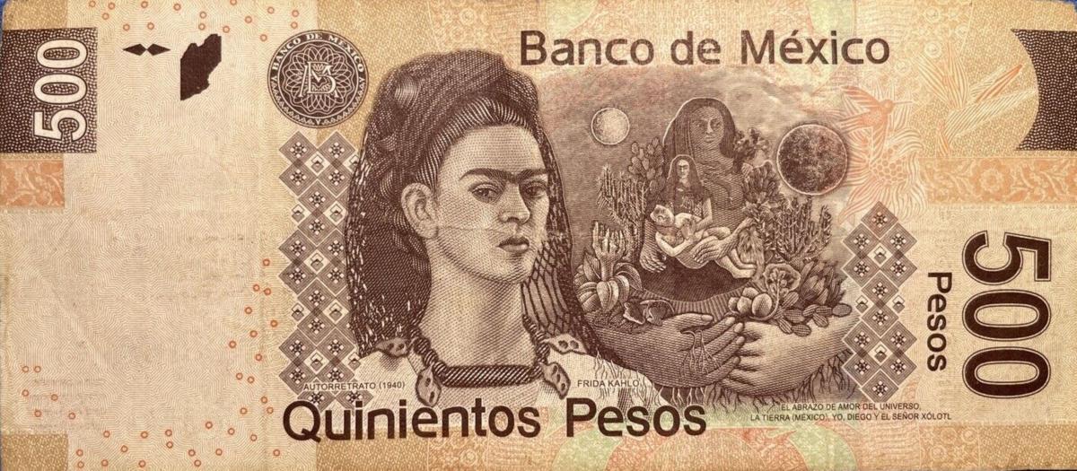 Back of Mexico p126g: 500 Pesos from 2010