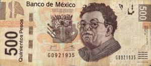 Gallery image for Mexico p126w: 500 Pesos