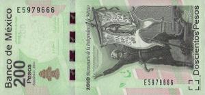 Gallery image for Mexico p129e: 200 Pesos