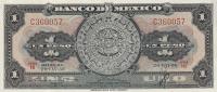 Gallery image for Mexico p59d: 1 Peso from 1958