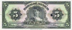 Gallery image for Mexico p60r: 5 Pesos