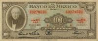 Gallery image for Mexico p61b: 100 Pesos