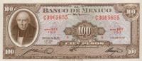 Gallery image for Mexico p61d: 100 Pesos