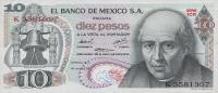 Gallery image for Mexico p63g: 10 Pesos