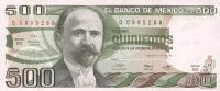 p75a from Mexico: 500 Pesos from 1981