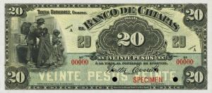 Gallery image for Mexico pS115s: 20 Pesos