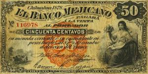 Gallery image for Mexico pS144a: 50 Centavos