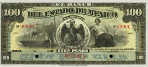 pS333s from Mexico: 100 Pesos from 1898