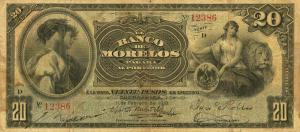 Gallery image for Mexico pS347b: 20 Pesos