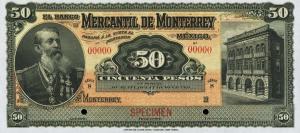 Gallery image for Mexico pS355s: 50 Pesos