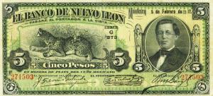 Gallery image for Mexico pS360c: 5 Pesos